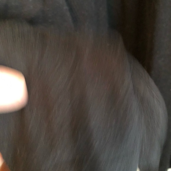 Denver Hayes xl Black Cowl Neck Dress- long sleeves -long and sleek preloved - Picture 3 of 7